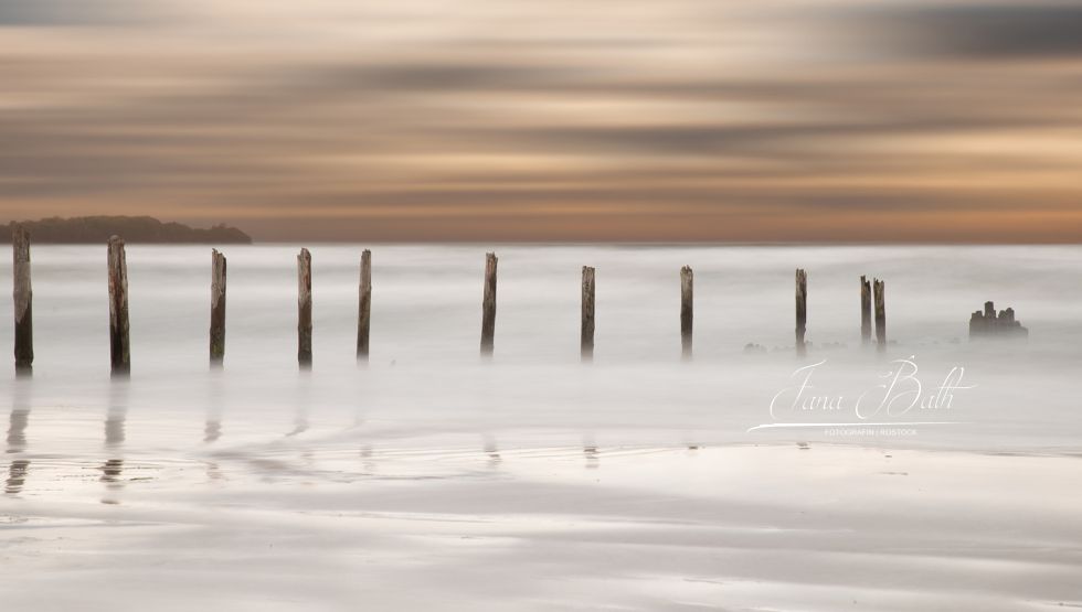 Still ruht die See - Fotografie, Juliusruh auf Rügen, Langzeitbelichtung, Großformatleinwand © Jana Bath